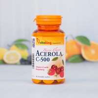  VITAKING – Acerola C-500 Rágótabletta málnás ízű 40 db