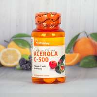  VITAKING – Acerola C-500 Rágótabletta eper ízű 40 db