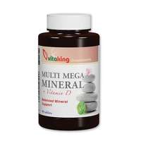  VITAKING – Multi Mega Mineral+D Vitamin ásványi anyag tabletta 90 db