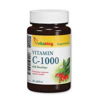  VITAKING – C-vitamin 1000mg + 25 mg csipkebogyó 30 tabletta