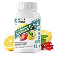  Natur Tanya – Szerves C+D+K (k2) C-vitamin 1000mg D3-vitamin 2000NE – 60db tabletta