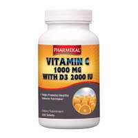  Pharmekal C+D C-vitamin 1000mg + D3-vitamin 2000 IU tabletta 350 db
