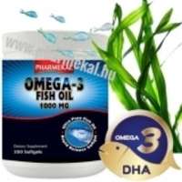  Pharmekal Omega-3 Halolaj 1000mg Gélkapszula – 350 db (Családi)