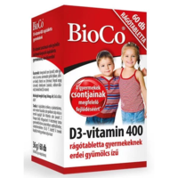  Bioco D3-400 Rágótabletta Gyerekeknek 60 db