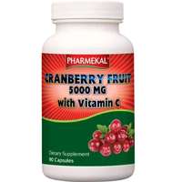  Pharmekal Vörös Áfonya (Tőzegáfonya) 5000 mg + C-Vitamin kapszula 90 db
