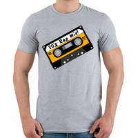 printfashion Rap Mix 80's retro zenék - Férfi póló - Sport szürke