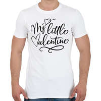 printfashion My Little Valentine - Férfi póló - Fehér