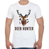 printfashion deer hunter - Férfi póló - Fehér