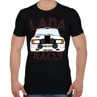 printfashion Lada rally - Férfi póló - Fekete