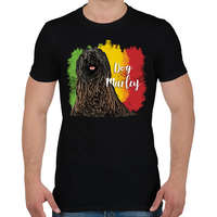printfashion Dog Marley - Férfi póló - Fekete