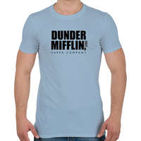 printfashion Dunder Mifflin Paper Company - Férfi póló - Világoskék