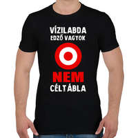 printfashion Vízilabda edző vagyok - Férfi póló - Fekete