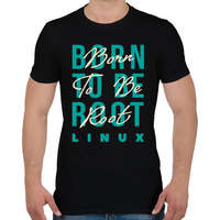 printfashion Linux rendszergazda - Férfi póló - Fekete