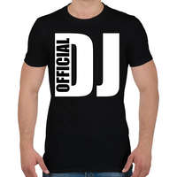 printfashion Official Dj - Férfi póló - Fekete