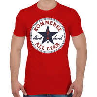 printfashion Kommersz ALL STAR - Férfi póló - Piros
