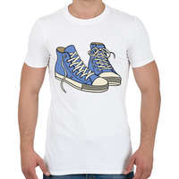 printfashion Converse Sneakers - Férfi póló - Fehér