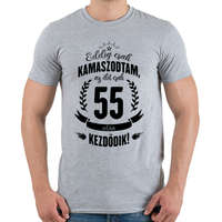printfashion kamasz-55-black - Férfi póló - Sport szürke