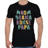 printfashion Horse papa - Férfi póló - Fekete