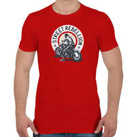 printfashion Utcai motoros - street rebellion - Férfi póló - Piros