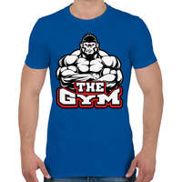 printfashion Gorilla GYM - Férfi póló - Királykék