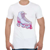 printfashion Görkorcsolya - Férfi póló - Fehér