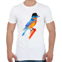 printfashion Lord bird - Férfi póló - Fehér