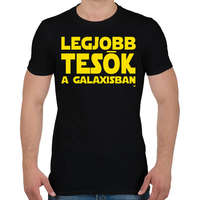 printfashion Legjobb tesók a Galaxisban Star Wars - Férfi póló - Fekete