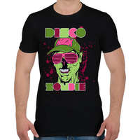 printfashion Disco Zombie - Férfi póló - Fekete
