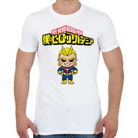 printfashion My hero academia All Might - Férfi póló - Fehér