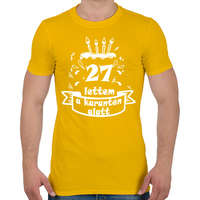 printfashion 27 lettem - Férfi póló - Sárga