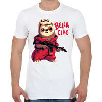 printfashion A kis lázadó - La casa de papel - Férfi póló - Fehér