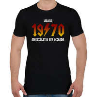 printfashion 1970 július - Legenda születik (ACDC stílus) - Férfi póló - Fekete