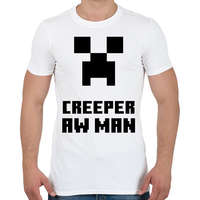 printfashion creeper aw man - Férfi póló - Fehér