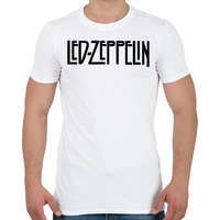 printfashion Led Zeppelin logo - Férfi póló - Fehér