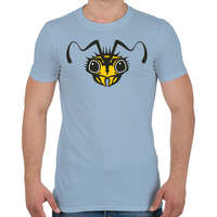 printfashion darázs - Férfi póló - Világoskék