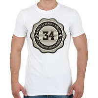 printfashion 34 - Férfi póló - Fehér