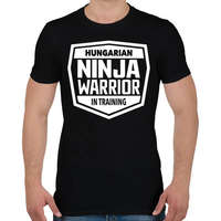 printfashion Ninja Warrior - Férfi póló - Fekete