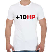 printfashion +10 hp - Férfi póló - Fehér
