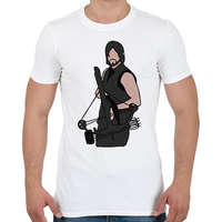 printfashion The Walking Dead - Daryl - Férfi póló - Fehér