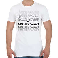 printfashion Ózdi vagy és Sinter vagy! - Férfi póló - Fehér