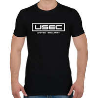 printfashion USEC - United Security - Férfi póló - Fekete