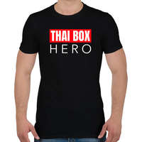 printfashion THAI BOX HERO - Férfi póló - Fekete