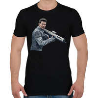 printfashion Tom Cruise - Férfi póló - Fekete
