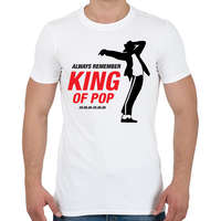 printfashion Michael Jackson póló - Férfi póló - Fehér