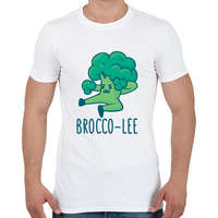 printfashion Brocco Lee - Férfi póló - Fehér