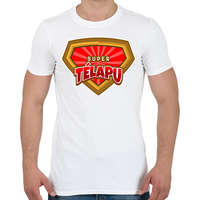 printfashion SUPER TÉLAPU - Férfi póló - Fehér