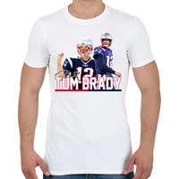 printfashion Tom Brady - Férfi póló - Fehér