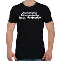 printfashion Csokonai Vitéz Mihály - Reményhez - Férfi póló - Fekete