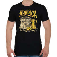 printfashion Arab kávé - Férfi póló - Fekete