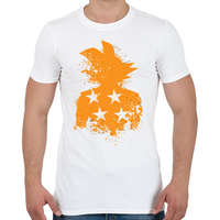 printfashion 4 Star Hero - Férfi póló - Fehér